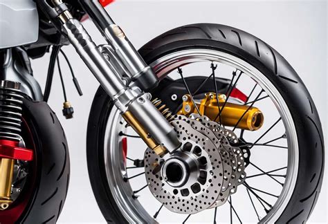 Comparaison visuelle des suspensions avant de la XRV 750 et de la CRF 1000 L