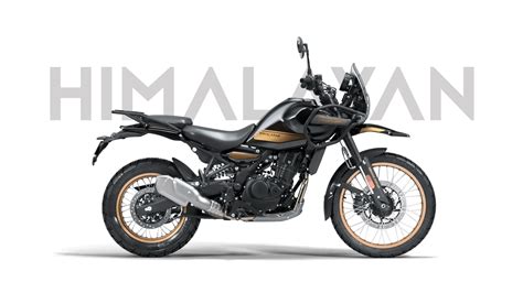 Schéma comparatif des hauteurs de selle standard et Rally de la Royal Enfield Himalayan