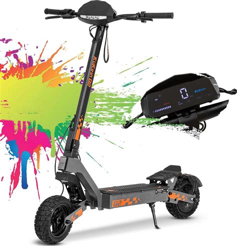 Photo de la trottinette ZERO 8 mettant en valeur son design bicolore noir et rouge et ses suspensions