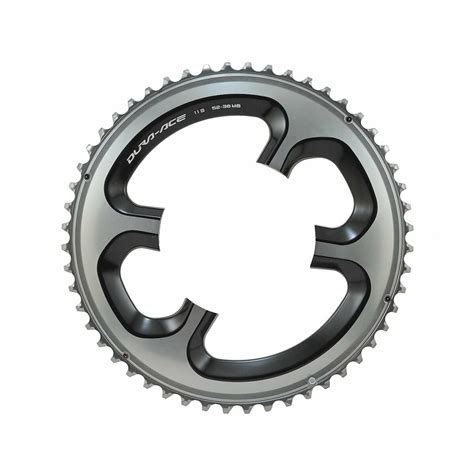 Schéma des différentes combinaisons de plateaux Dura-Ace 9000