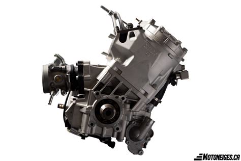 Schéma du moteur Arctic Cat 800 avec indication des points d'injection de carburant