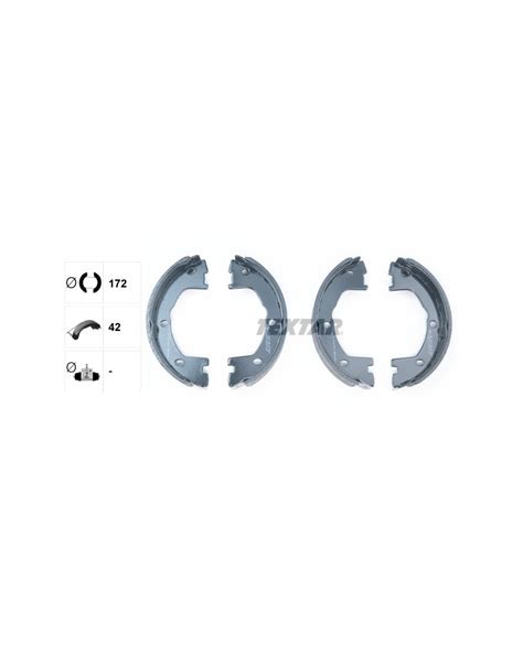 Schéma technique du kit de mâchoires de frein Brembo K 68036 avec ses dimensions clés.