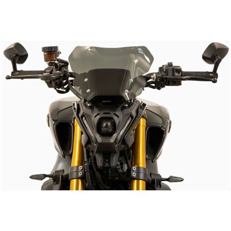 Photo comparative des bulles Isotta basse et haute pour Yamaha MT-09 SP