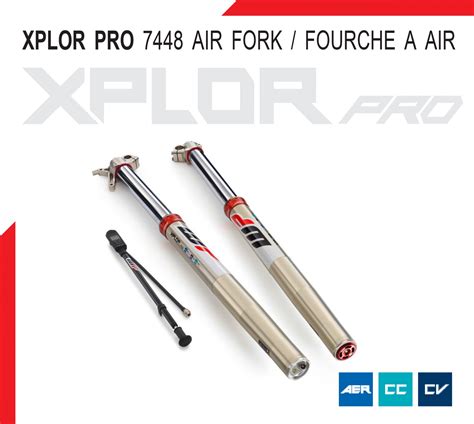 Vue rapprochée de la fourche WP XPLOR Open Cartridge
