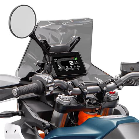 Interface de l'écran TFT 5 pouces de la KTM 890 Adventure R