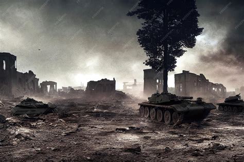 Photomontage comparant des paysages de champs de bataille de la Première Guerre mondiale et des cyclistes sur des routes dévastées.