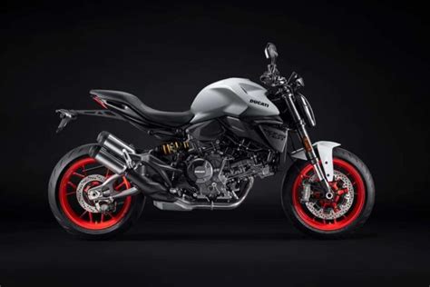 Design du nouveau Ducati Monster avec ses lignes caractéristiques.