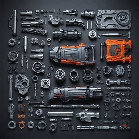 Vue éclatée des composants de la batterie KTM Freeride E-SX