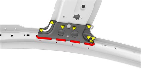 Vue de face du carénage avant proposé, montrant les emplacements prévus pour le PDM, le convertisseur DC-DC et le relais du klaxon.