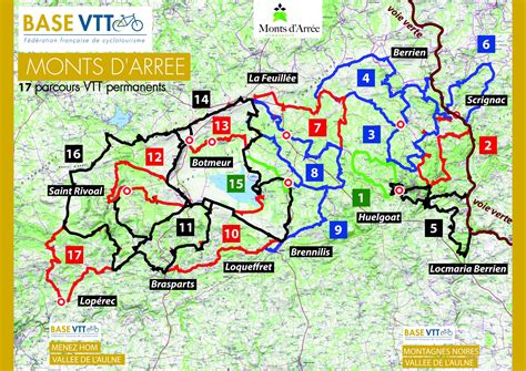Carte des sentiers VTT autour de Pollionnay
