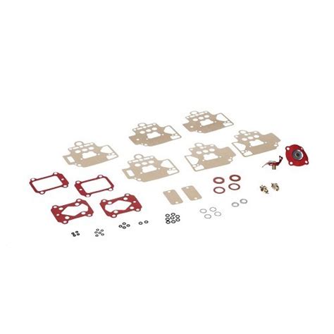Photo d'un kit de joints pour carburateur Dellorto DHLA 40.
