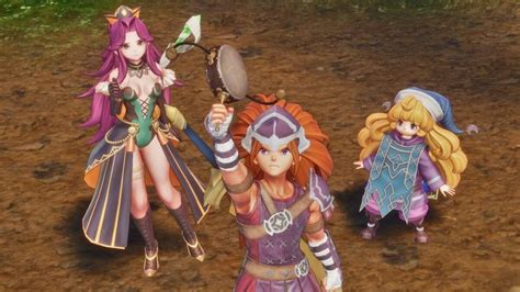Illustration des différentes classes de personnages dans Trials of Mana