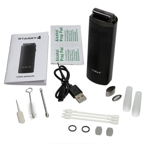 Photographie de différents embouts buccaux et accessoires pour vaporisateurs XMAX.